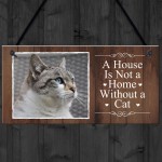 Cat Sign Personalised Cat Signs Hanging Wall Door Plaque Gift