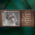 Cat Sign Personalised Cat Signs Hanging Wall Door Plaque Gift