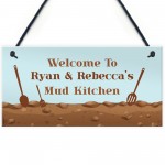 PERSONALISED Any Name's Mud Kitchen Sign For Garden Shed