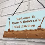 PERSONALISED Any Name's Mud Kitchen Sign For Garden Shed