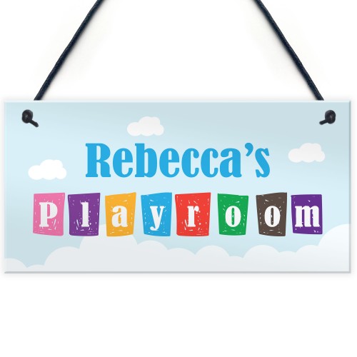 Playroom Sign Personalised Garden Den Room Sign Daugther