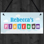 Playroom Sign Personalised Garden Den Room Sign Daugther