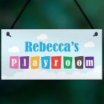 Playroom Sign Personalised Garden Den Room Sign Daugther