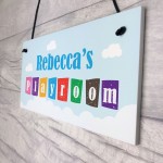 Playroom Sign Personalised Garden Den Room Sign Daugther