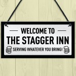 Funny HOME BAR Sign PERSONALISED Any Name Man Cave Pub