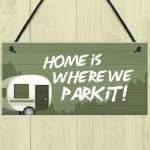 Funny Caravan Sign Novelty Hanging Door Sign Caravan Decor