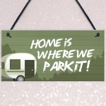 Funny Caravan Sign Novelty Hanging Door Sign Caravan Decor