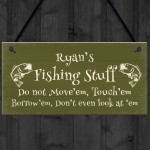 Novelty Fishing Sign For Man Cave Shed PERSONALISED