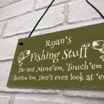 Novelty Fishing Sign For Man Cave Shed PERSONALISED