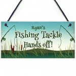 Funny Fishing Sign For Dad Brother Uncle PERSONALISED