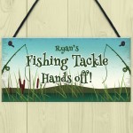 Funny Fishing Sign For Dad Brother Uncle PERSONALISED