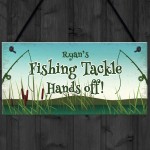 Funny Fishing Sign For Dad Brother Uncle PERSONALISED