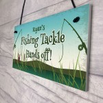 Funny Fishing Sign For Dad Brother Uncle PERSONALISED