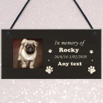 Memorial Sign For Family Pet PERSONALISED Dog Sign