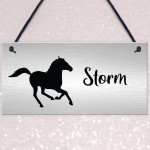 Personalised Stable Sign For Horse ANY NAME Horse Lover Gift