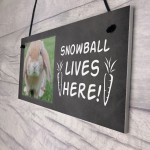 Novelty Sign For Rabbit PERSONALISED Bunny Sign Hutch Sign