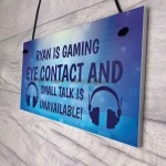 FUNNY Gamer Gift NEON EFFECT Personalised Gaming Sign