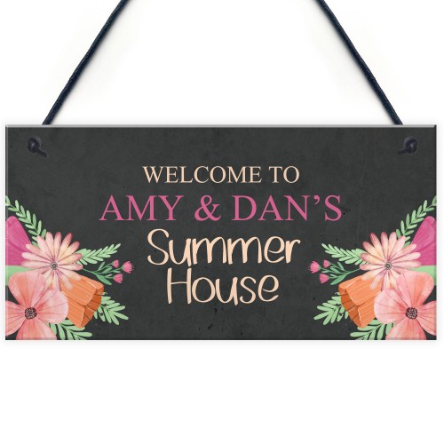 Personalised Summer House Garden Shed Sign Novelty Garden Gift