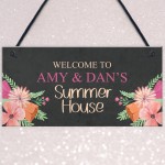 Personalised Summer House Garden Shed Sign Novelty Garden Gift