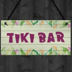 Tiki Bar Accessories Home Bar Decor Novelty Hanging Sign Decor