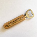 Quirky 50th Birthday Gift For Him Her Bottle Opener Alcohol Gift