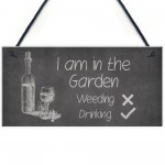 Funny Shabby Chic Garden Sign Hanging Summerhouse Shed Sign