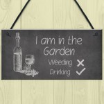 Funny Shabby Chic Garden Sign Hanging Summerhouse Shed Sign