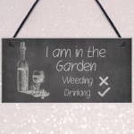 Funny Shabby Chic Garden Sign Hanging Summerhouse Shed Sign