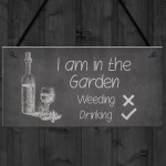 Funny Shabby Chic Garden Sign Hanging Summerhouse Shed Sign