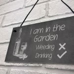 Funny Shabby Chic Garden Sign Hanging Summerhouse Shed Sign