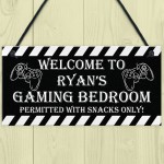 Funny Gamer Gift Playstation Lover Gift Games Room Bedroom