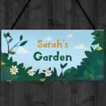 Personalised Garden Sign To Hang Summerhouse Shed Home Decor