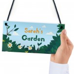 Personalised Garden Sign To Hang Summerhouse Shed Home Decor