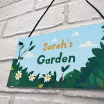 Personalised Garden Sign To Hang Summerhouse Shed Home Decor