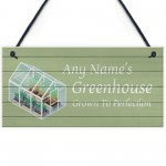 Novelty Greenhouse Sign PERSONALISED Garden Summerhouse