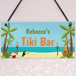 PERSONALISED Tiki Bar Sign Novelty Home Bar Summerhouse Sign