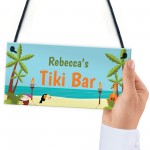 PERSONALISED Tiki Bar Sign Novelty Home Bar Summerhouse Sign