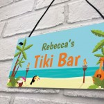 PERSONALISED Tiki Bar Sign Novelty Home Bar Summerhouse Sign