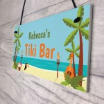 PERSONALISED Tiki Bar Sign Novelty Home Bar Summerhouse Sign