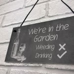 FUNNY Garden Sign Hanging Summerhouse Shed Plaque Welcome