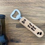 The Best Bar Man Bottle Opener Alcohol Gift For Dad Uncle