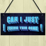 Neon Effect Gaming Sign Funny GAMER GIFT Bedroom Man Cave