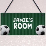 Football Bedroom Sign Gift For Boys Novelty Birthday Gift