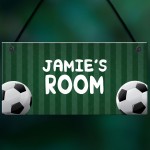 Football Bedroom Sign Gift For Boys Novelty Birthday Gift