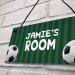 Football Bedroom Sign Gift For Boys Novelty Birthday Gift