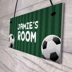 Football Bedroom Sign Gift For Boys Novelty Birthday Gift