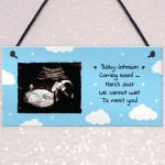 PERSONALISED Baby Scan Gift For Mummy To Be Birthday Xmas