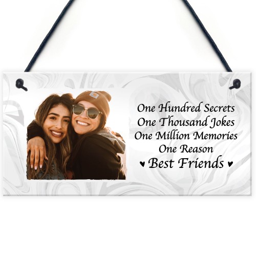 PERSONALISED Best Friend Image Plaque For Birthday Xmas