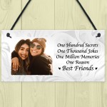 PERSONALISED Best Friend Image Plaque For Birthday Xmas