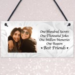 PERSONALISED Best Friend Image Plaque For Birthday Xmas